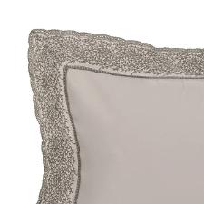 Fronha Trussardi Coralino 300 fios  50cmx70cm Branco/Adri�tico
