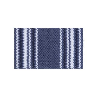 Tapete Kacyumara em poli�ster Pop Line 60cmx1,20cm marinho
