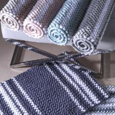 Tapete Kacyumara em poli�ster Pop Line 60cmx1,20cm marinho