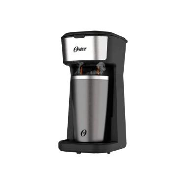 Cafeteira em inox 2 em 1 com copo t�rmico Oster 2Day 220v