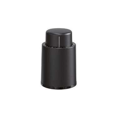 Tampa para garrafa de vinho em pl�stico Kenya 7cm preta