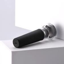 Tampa para Garrafa de vinho em pl�stico Kenya 9cm preta