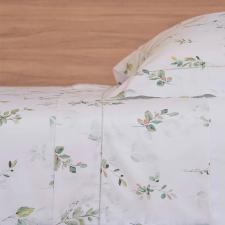 Jogo de len�ol Scavone Leaves King 300 fios 100% Algod�o Estampado