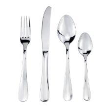 Faqueiro em a�o inox Fracalanza Liso 3mm 24 pe�as - 28271