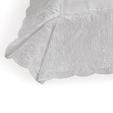 Almofada Trussardi Giancarlo 300 fios 30cmx40cm Branco/Branco
