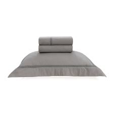 Jogo de len�ol Trussardi Capitale 300 fios Solteiro Marmo/Ardosia