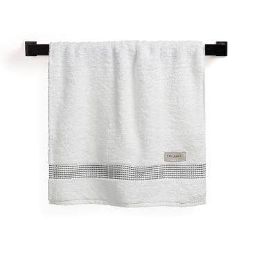 Toalha de Rosto Trussardi Reali 48cmx80cm Branco/Grigio