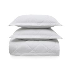 Colcha Trussardi San Marco 400 fios King 2,90mx2,50m 100% Algod�o Branco e Branco