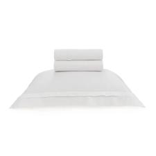 Jogo de len�ol Trussardi Vercelli 300 fios 100% Algod�o Solteiro Branco/Branco