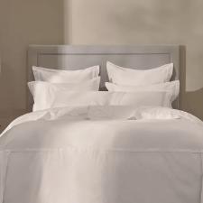 Jogo de len�ol Trussardi Vercelli 300 fios 100% Algod�o Solteiro Branco/Branco