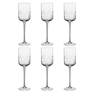 Jogo de ta�as �gua em cristal Strauss 416ml 6 pe�as 401.601.167