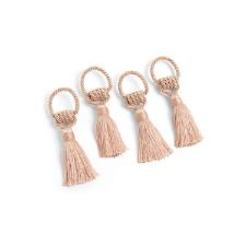 Jogo de argolas para guardanapos Copa&Cia Trassel 4 pe�as Frap�