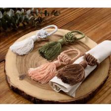 Jogo de argolas para guardanapos Copa&Cia Trassel 4 pe�as Frap�