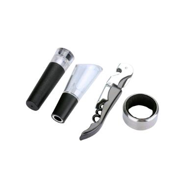 Jogo de vinho com acess�rios caixa personalizada Fracalanza 5 pe�as