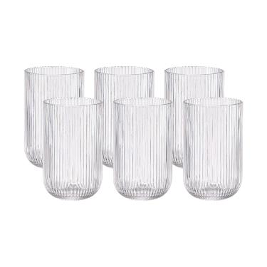 Jogo de copos em vidro L'Hermitage Cameratta 425ml 6 pe�as