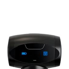 Tampa a v�cuo para vinho em pl�stico Fracalanza Trender 7x7x5cm preta