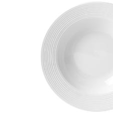 Prato fundo em porcelana L'hermitage Brizzard 22,5cm branco