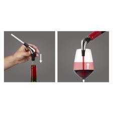 Bico dosador para vinho em a�o inox e silicone Vacu Vin Wine Bar Pro 29276