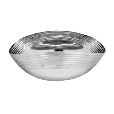 Centro de mesa em alum�nio L'Hermitage Stratus 37,5x19,5x15cm