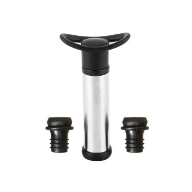 Jogo de bomba v�cuo em inox e abs com 2 tampas Fracalanza preta