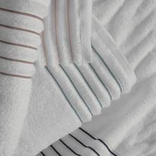 Toalha de banho Trussardi Palladio 100% Algod�o 86cmx1,50m Branco/Rosato