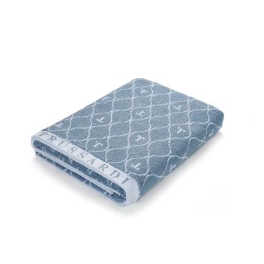 Toalha de rosto Trussardi Speciale 100% Algod�o 48cmx90cm Azzuro