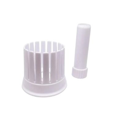 Suporte em pl�stico para fatiar cebolas Hudson 18x11cm