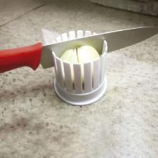 Suporte em pl�stico para fatiar cebolas Hudson 18x11cm