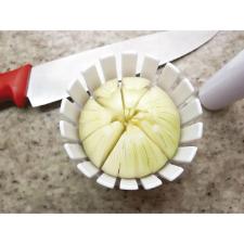 Suporte em pl�stico para fatiar cebolas Hudson 18x11cm