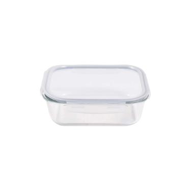 Pote herm�tico retangular em vidro Kenya Kitchen 370ml