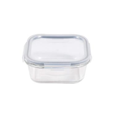 Pote herm�tico quadrado em vidro Kenya Kitchen 520ml