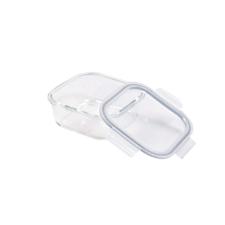 Pote herm�tico quadrado em vidro Kenya Kitchen 520ml