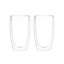 Jogo de copos parede dupla em vidro Maxwell & Williams Blend 450ml 2 pe�as