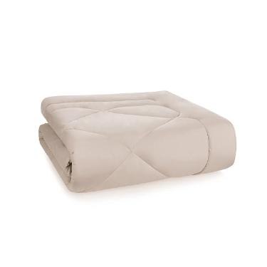 Edredom Trussardi Colore 200 fios 100% Algod�o Queen 2,50mx2,50m Avena
