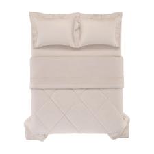Edredom Trussardi Colore 200 fios 100% Algod�o Queen 2,50mx2,50m Avena