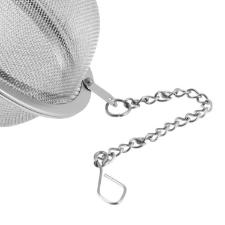 Infusor de ch� com corrente em a�o inox Fackelmann 6,3cm