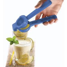 Espremedor de Lim�o Fackelmann em pl�stico 19,5x5,8x4,5cm na cor azul com design ergon�mico e pr�tico