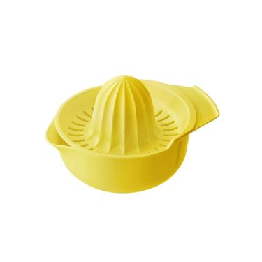 Espremedor de frutas em pl�stico Fackelmann 2 pe�as amarelo