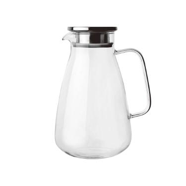Jarra em vidro com tampa em a�o inox Dynasty Twinkle 2,2 litros para sucos, drinks e �gua