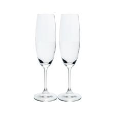 Jogo de 2 ta�as para champanhe em cristal Bohemia Anna 220ml: Eleg�ncia e Cristal Tcheco Original