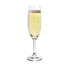 Jogo de 2 ta�as para champanhe em cristal Bohemia Anna 220ml: Eleg�ncia e Cristal Tcheco Original