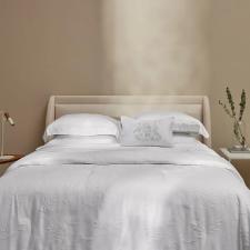 Jogo de len�ol Trussardi Girelli 300 fios 100% Algod�o Casal Branco/Branco