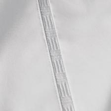 Jogo de len�ol Trussardi Matheus 1000 fios 100% Algod�o Eg�pcio Queen Branco/Platino