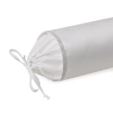 Almofada Rolinho Trussardi Matheus 1000 fios 16cmx40cm 100% Algod�o Eg�pcio Branco/Platino