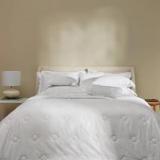 Jogo de len�ol Trussardi Cristina 600 fios 100% Algod�o Queen Branco/Branco