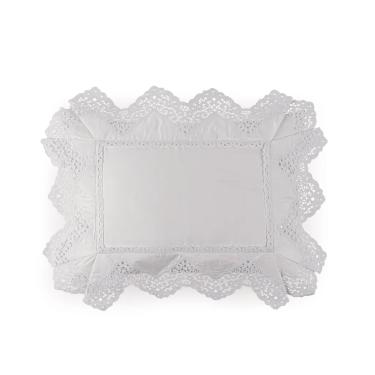 Almofada Trussardi Galles 300 fios 30cmx40cm Branco/Branco