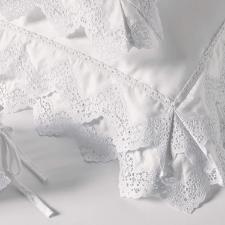 Almofada Trussardi Galles 300 fios 30cmx40cm Branco/Branco