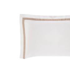 Fronha Trussardi  Vercelli 300 fios 50cmx70cm Branco/Nocciola