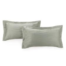 Jogo de Porta Travesseiro Trussardi Novara 300 fios 2 pe�as 50cmx90cm Pistacchio