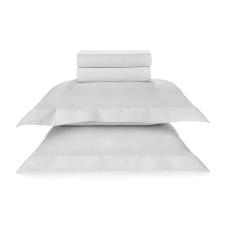 Jogo de len�ol Trussardi Fattoria 200 fios 100% Algod�o Queen Branco